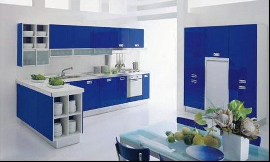 Cozinha Moderna Azul